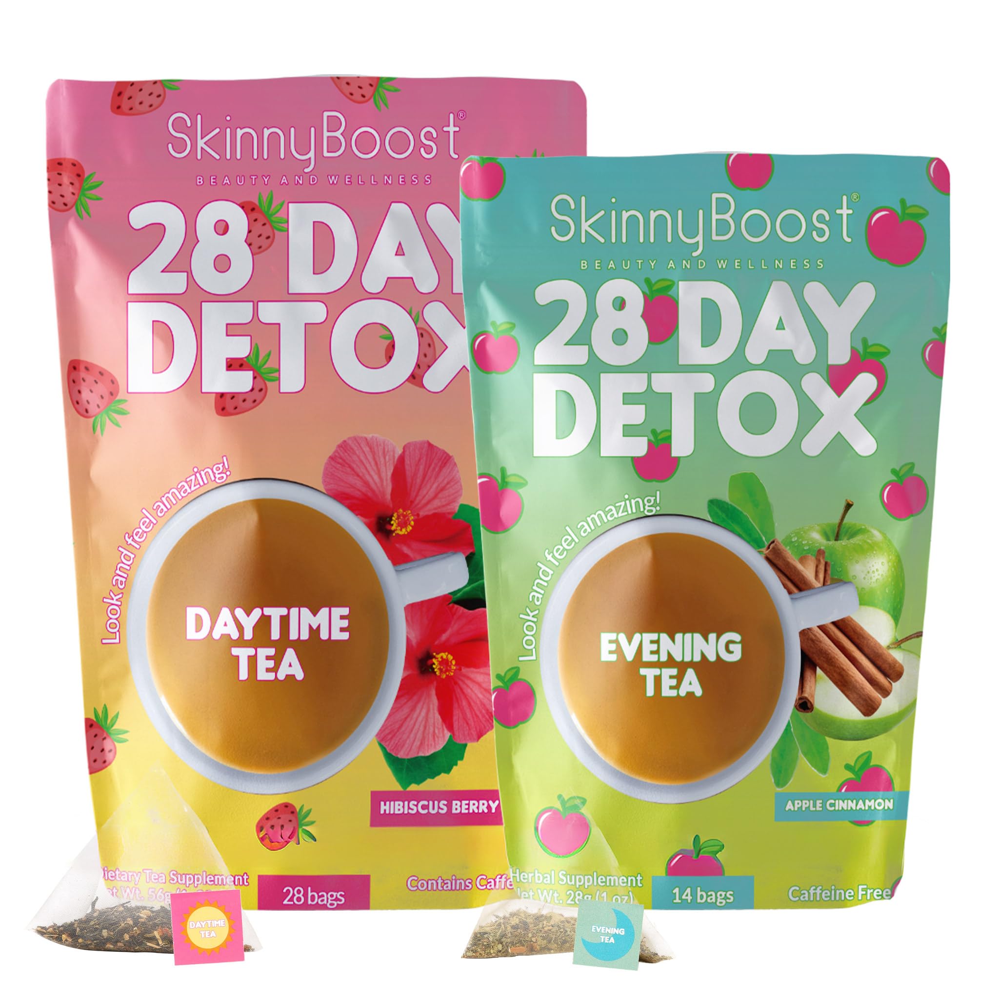 Amazon.com : Skinny Boost Detox Tea Kit Slimming Tea for Weight